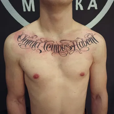 Фото татуировок на руке мужчин с различными шрифтами