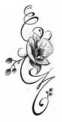 Фото тату орхидея на руке: мягкие цвета для романтического настроения