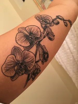 Фотография тату орхидея на руке: оригинальный дизайн для тех, кто любит выделяться