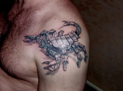 Картинка тату скорпиона на руке: скачать в высоком качестве