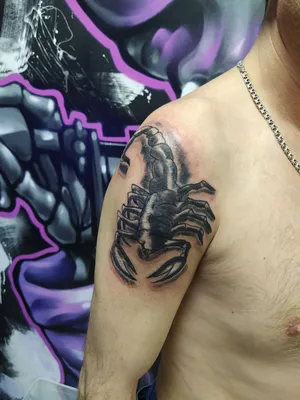 Фото тату скорпион на руке: идеальное для обоев