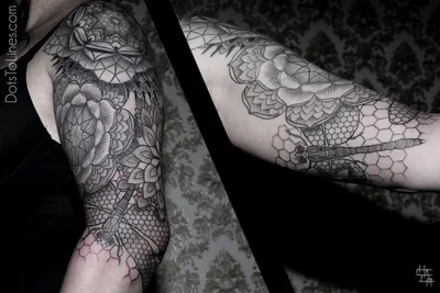 Татуировка стрекозы на руке: красивое изображение для использования в дизайне 
