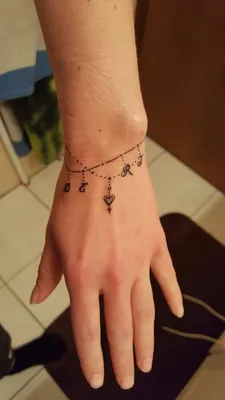 Татуировка на руке в виде браслета: фото с высоким разрешением