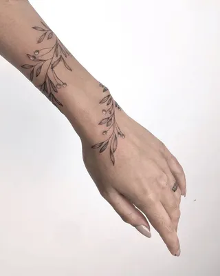 Оригинальный дизайн татуировки на руке в формате JPG