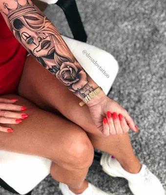 Красивые женские татуировки на руке: вдохновляйтесь лучшими идеями