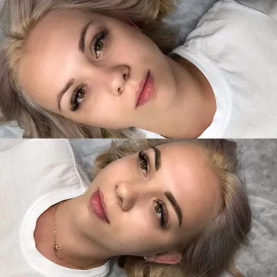 Татуаж глаз: фотка до и после