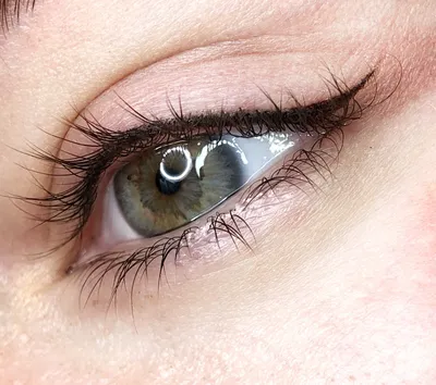 Фото последствий татуажа глаз на разных типах кожи