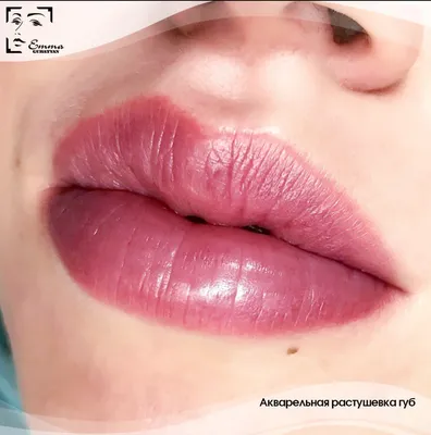 Татуаж губ в акварельной технике: красивые фото и фотографии для загрузки