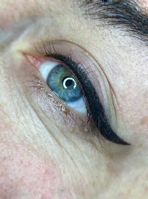 Фото татуажа стрелки на глазах: как правильно ухаживать после процедуры