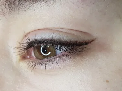 Фотография татуажа стрелки на глазах: как выбрать цвет