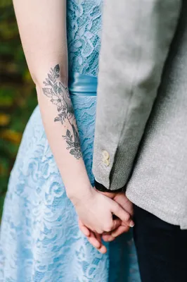 Фотографии татуировок на руке для девушек с морскими мотивами