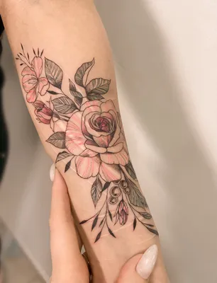Татуировки на руке для девушек в восточном стиле