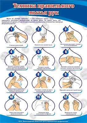 Техника мытья рук