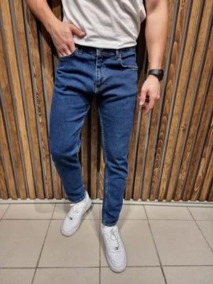 Мужские темно синие базовые джинсы Д-409 купить в интернет магазине  Fashion-ua в Украине