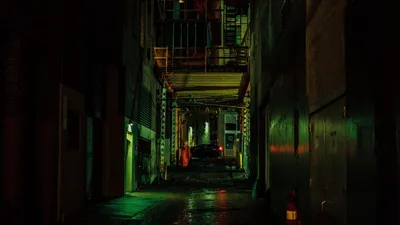 Темный переулок | Пикабу