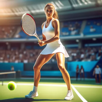 Красивый спорт: большой теннис, …» — создано в Шедевруме
