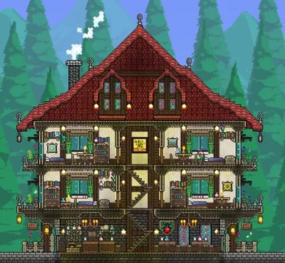 Топ 10 домов в Terraria | Игры на день.. | Дзен