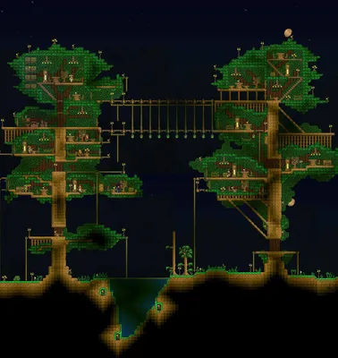 Дом в дереве | Terraria {Rus} Amino