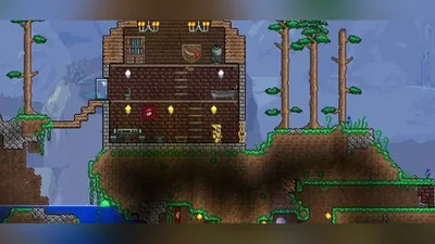 Terraria — Сохранение (Есть дом с комнатами для всех NPC) [1.3.5.3] /  Сохранения / Читы