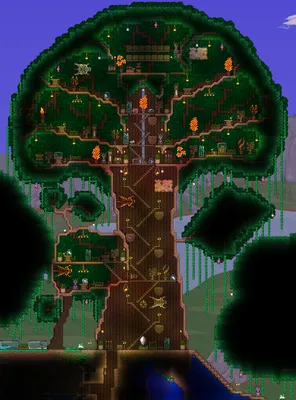 Скачать Terraria \"Стартовый дом и дома неписей в биомах , Эксперт/Мастер  Мод (1.4.)\" - Дома