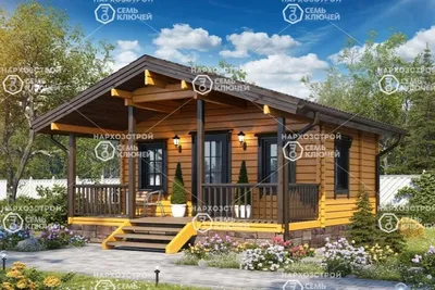 Дачный домик №47 + терраса 2.4х4.8 цена строительства в Брянске