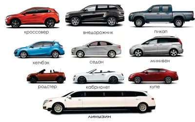 Все типы кузовов легковых автомобилей Описание и схемы