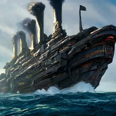 Кот корабль титаник» — создано в Шедевруме