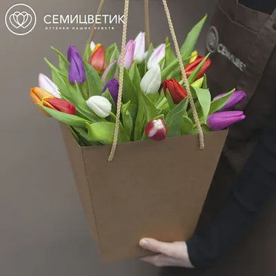 Букет из тюльпанов и мимозы - Скачайте на Davno.ru