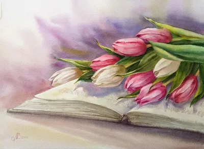 Anna Flower Art - Уже в эту субботу рисуем тюльпаны акварелью!  Присоединяйтесь, осталось пару мест! Регистрация здесь:  https://goo.gl/forms/oSrRE9bLaA62OEQF2 | Facebook