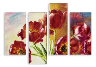 Тюльпан Ред Срезанные цветы, Красные тюльпаны, акварель, растение png |  PNGEgg