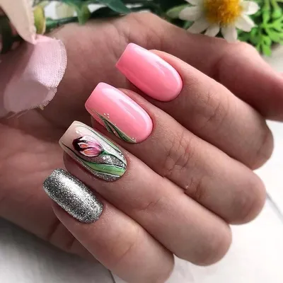 masterclass_nailartclub@instagram on Pinno: Яркие тюльпаны на ногтях 💐🌷  Этот и еще ...