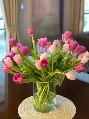 Как сделать, чтобы тюльпаны стояли в вазе дольше?