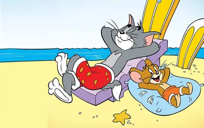 ТОМ И ДЖЕРРИ ( пляжный отдых ) | мультфильмы для всех | Дзен