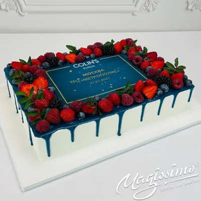 Зеркальный черный торт - десерт в классическом стиле - Торты на заказ Киев,  Кондитерская с многолетним опытом Cupcake
