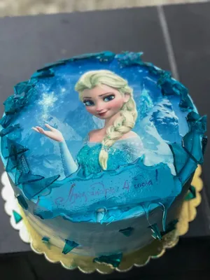Купить торт Холодное Сердце для девочки на 6 лет от 2 290 ₽ на заказ в  Москве