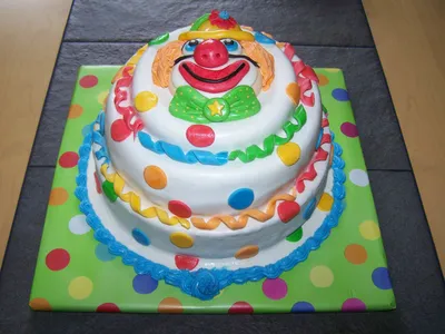 Торт клоун для праздника