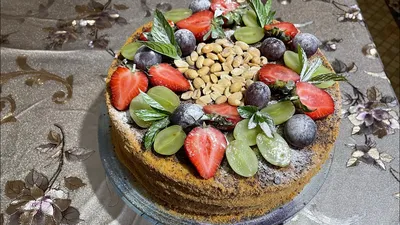 Торт Рыжик классический с заварным кремом рецепт с фото пошагово - 1000.menu