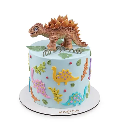 Детский торт \"Динозавр\" – купить за 3 900 ₽ | Кондитерская студия LU TI SÙ  торты на заказ