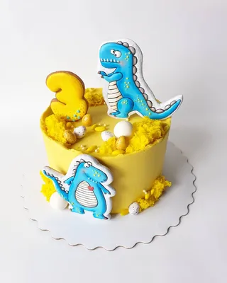 Торт “Динозавр” Арт. 00916 | Торты на заказ в Новосибирске \"ElCremo\"