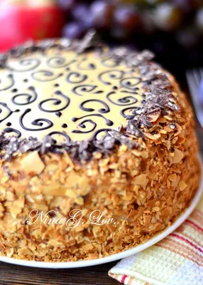 Маковый торт Моне — рецепт с фото в домашних условиях