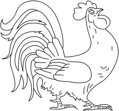 Цыпленок Петух Трафарет, курица, животные, фотография, сердце png | Klipartz