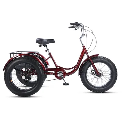 Трехколесный велосипед для взрослых и подростков с большой, вместительной  корзиной. Грузовой трехколесный велосипед. Велосипед с внедорожными  колесами для плохих дорог - купить по выгодной цене в интернет-магазине  OZON (772704199)
