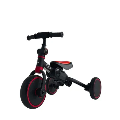 Купить Детский трехколесный велосипед Bubago Flint BG-F- 109-1 Черно-  Красный в интернет-магазине Stelsvelo.by выгодно и недорого📣