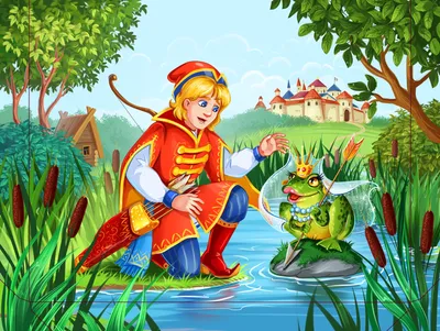 Картинка царевна лягушка для детей из сказки - 67 фото