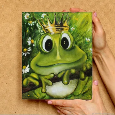 Царевна лягушка в зелёном болоте…» — создано в Шедевруме