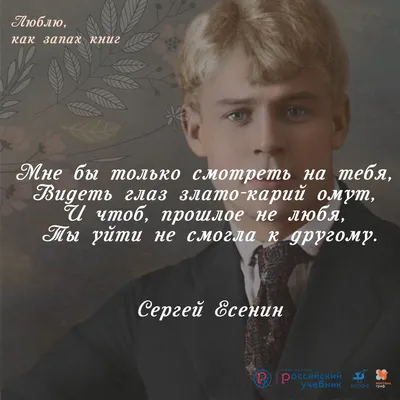 Поэзия и биография Сергея Есенина. Идеи для урока – статья – Корпорация  Российский учебник (издательство Дрофа – Вентана)