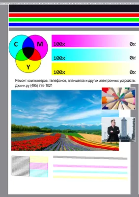 Цветная картинка для принтера фотографии