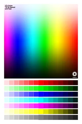 Тест картинка для цветного принтера canon