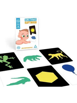 Цветные картинки для новорожденных, 40 карточек Домана ЛАС ИГРАС 27273222  купить за 371 ₽ в интернет-магазине Wildberries