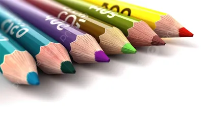 3d цветные карандаши Hd обои фото, 3d иллюстрация шести деревянных цветных  карандашей со словом цвета на белом фоне, Hd фотография фото фон картинки и  Фото для бесплатной загрузки